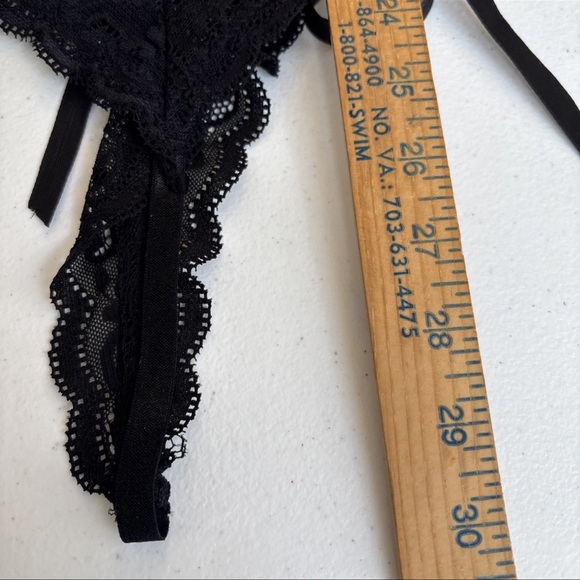 NEW iCollection Sz Large Brocade lace croquette Satin Halter sexy lingerie - Picture 12 of 13